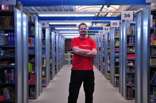 Bildrechte Happyshops/ Frank Noack im Lager von Happyshop