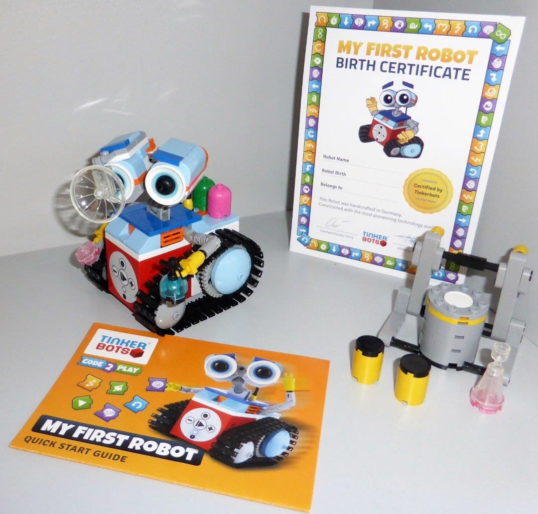 det er smukt mønt Gurgle Tinker Bots „MY First Robot“ - Familienspiel- und Kinderspielmagazin