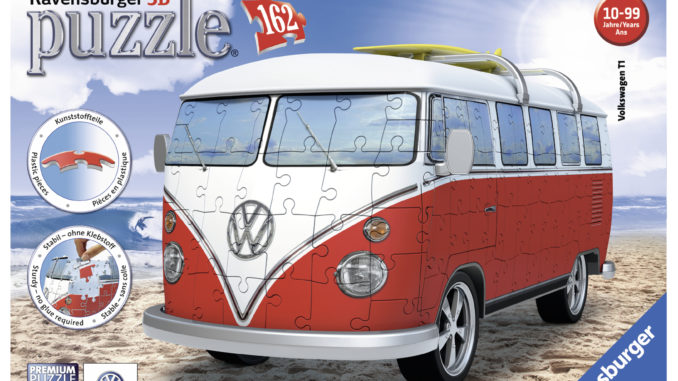 3D Puzzle_Volkswagen T1_Produktbild