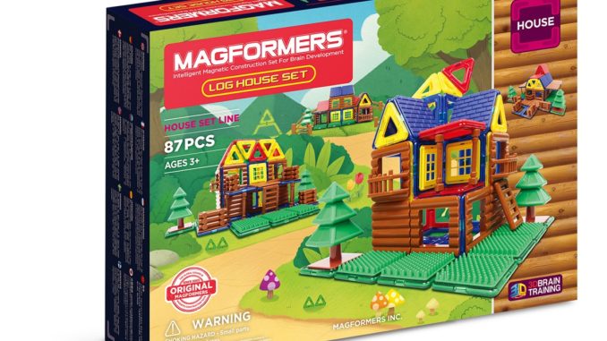 MAGFORMERS Log House Set