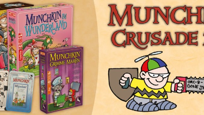 Newsheader Munchkin Neuheiten + Crusade