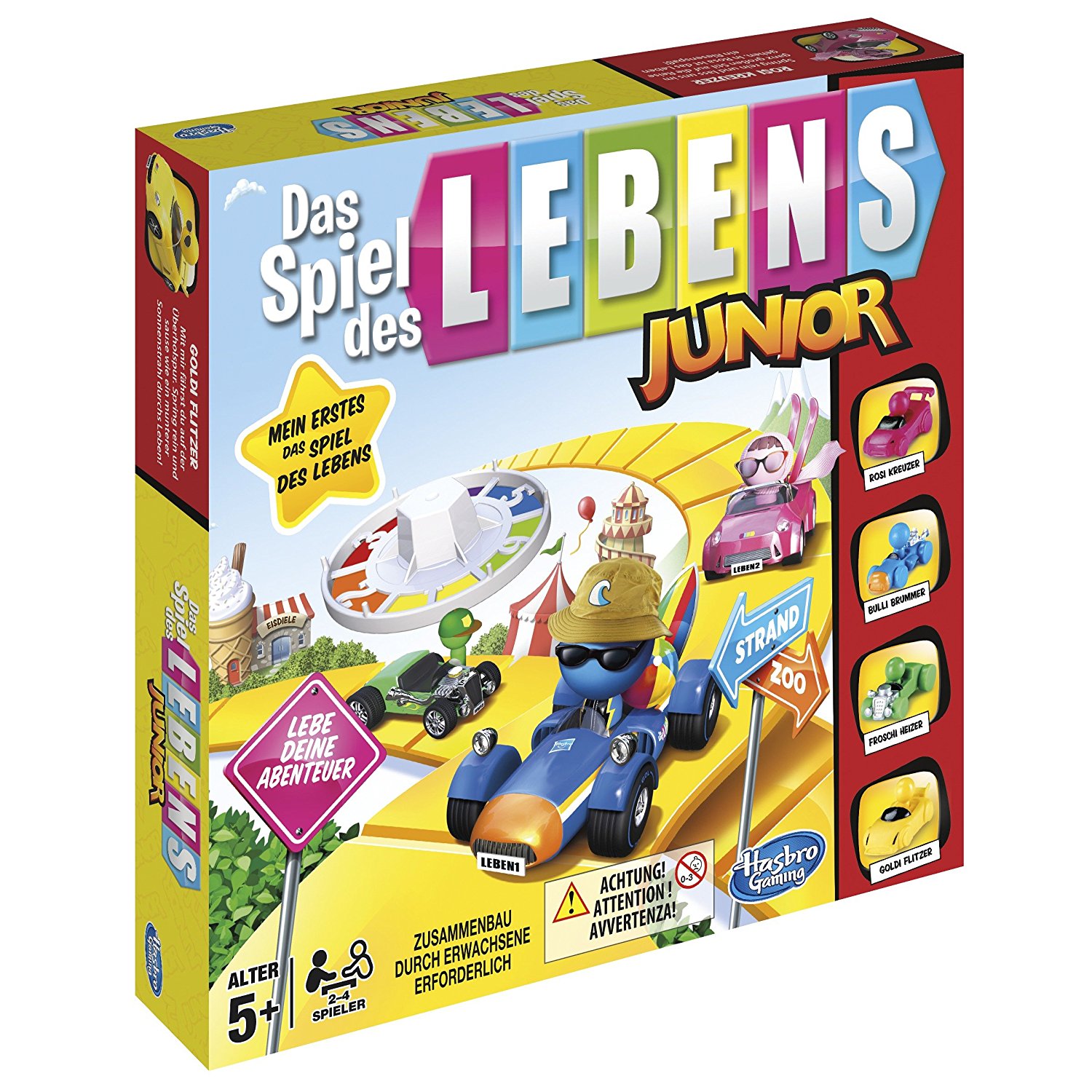 Das Spiel des Lebens Junior Familienspiel und Kinderspielmagazin