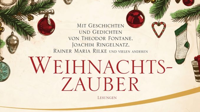 Weihnachtszauber von Joachim Ringelnatz