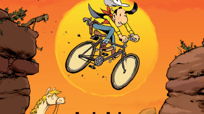 Hommage "Lucky Luke sattelt um" von Mawil