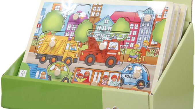 Rückruf Einlegepuzzle von SpielMaus Holz