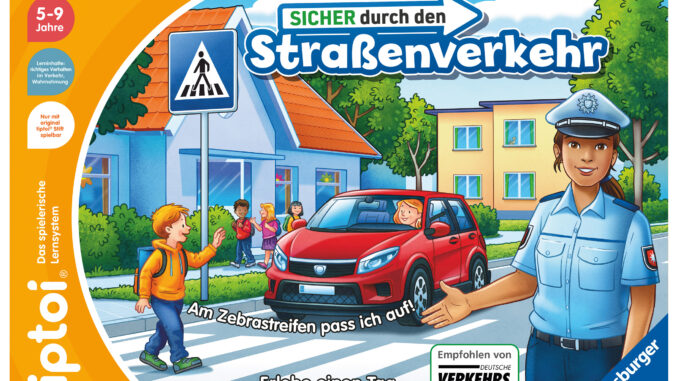 60017_tiptoi Spiel_Sicher durch den Straßenverkehr_Produktabbildung frontal